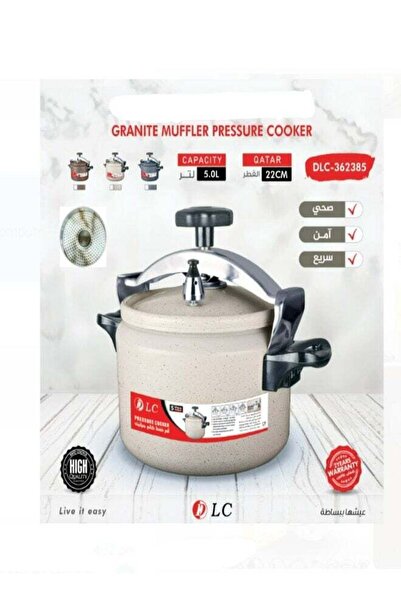 DLC Granite Muffler Pressure Cooker 5L 22cm