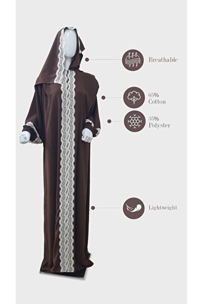LAMORA Islamic Prayer Dress for Women | Abaya One-Piece Hijab Jellabiya