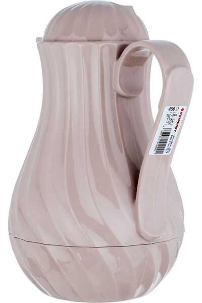 ROTPUNKT Thermos, 1 Liter, Glass Inner Carrier, Pressure Cooker - Light Brown