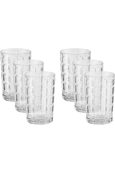 Max Glass Glass Set, 6 Pieces, 300ml - Clear