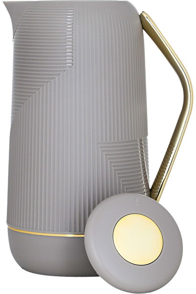 Glory Rawaa Thermos, 1 liter, glass inner container, plastic outer shell - brown