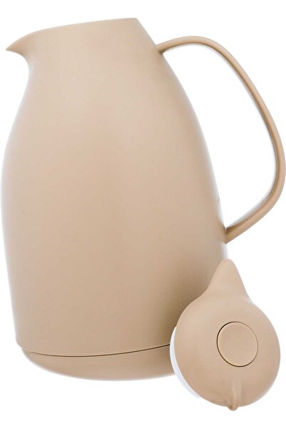 Timeless Elegance Penguin Thermos 1.5 L, thermal glass inner, plastic outer shell - Light Brown