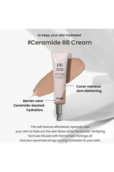 Heimish HEIMISH- Moringa Ceramide BB Cream SPF 30 PA++ 19 Fair Beige