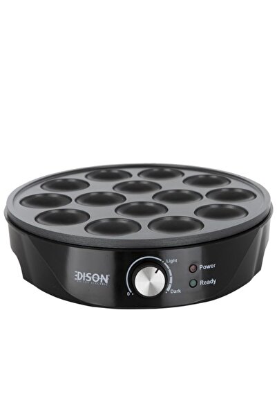 Edison JC-604 Popcake Maker, 14 Burners, 1000 Watts - Black