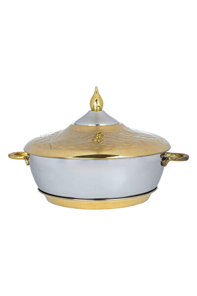 Generic حاوية طعام ماجلايت المصنوعة من الفولاذ، سعة 3 لترات - فضي