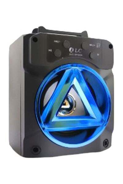 DLC مكبر صوت بلوتوث مقاوم للماء أسود/أزرق