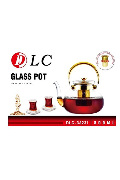 DLC Glass Teapot Boutique Series Gift Set DLC-36231