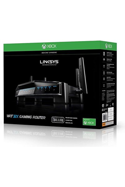 Linksys WRT Gaming WiFi Router, Killer Prioritization Engine to Reduce Peak Ping & Latency (WRT32X)