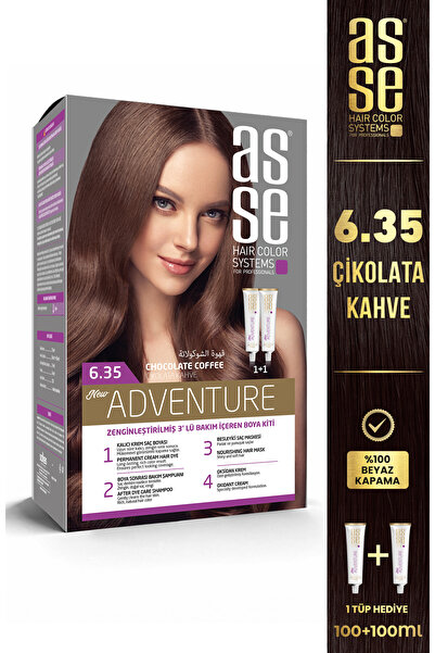asse Adventure Set Saç Boyası No:6.35 Çikolata Kahve