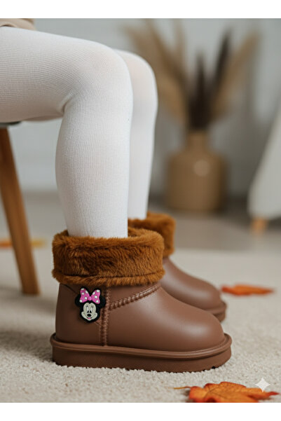 patik ayakkabı Детски снежни ботуши с кожена подплата
