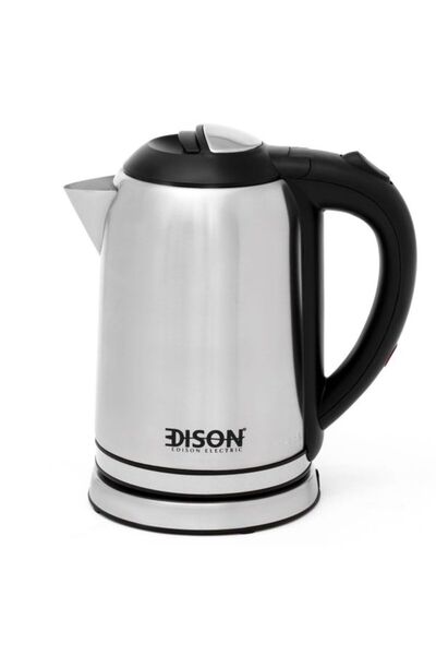 Edison Water Kettle, 1 Litre, 1200 Watts - Silver