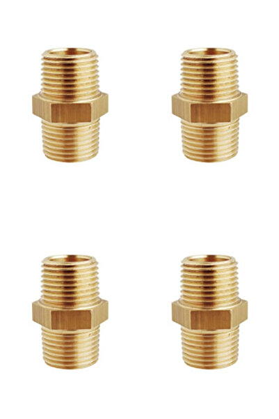Altınyapı Hobi Market Brass Yellow Ratio Nipple 3/8 (Quadruple)