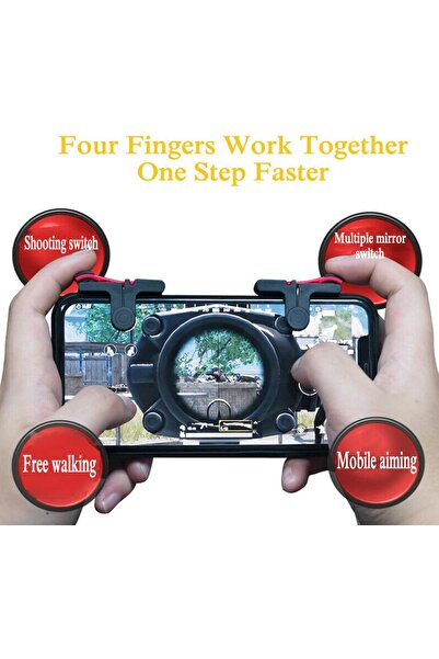 lnkoo SKEIDO PUBG Mobile Gaming Trigger L1 R1 Shooter Controller (Pair)