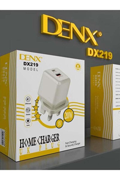 Denx 20W USB-C 3-Pin Power Adapter White