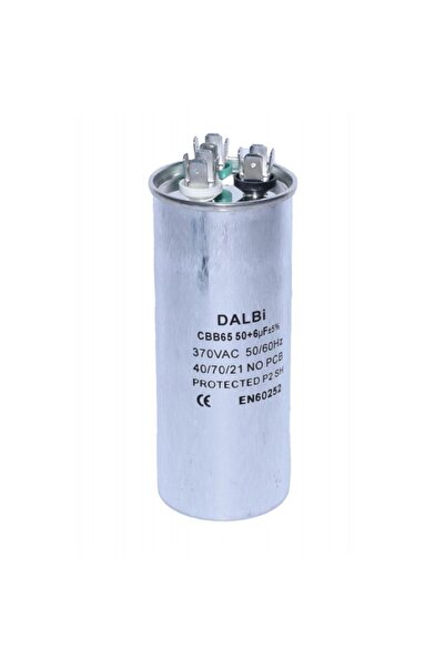 ElectroAZ Condensator de aer condiționat 50+6uF/370V