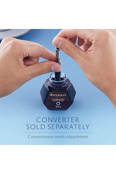 Waterman Mysterious Blue Fountain Pen Ink, 50 ml