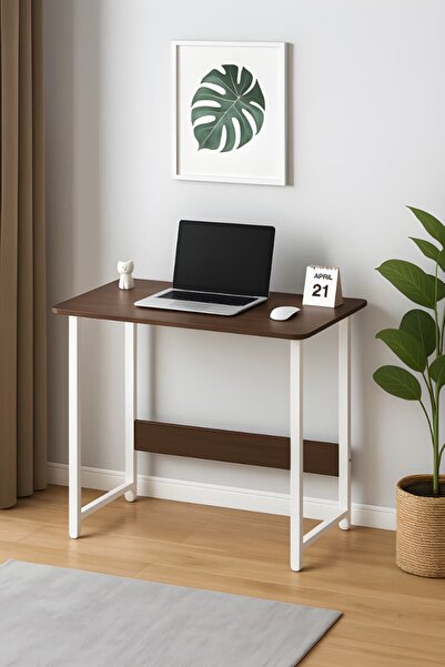 NZONE STORE A simple computer desk made of high-quality wood, durable, space-saving, suitable for study and home office