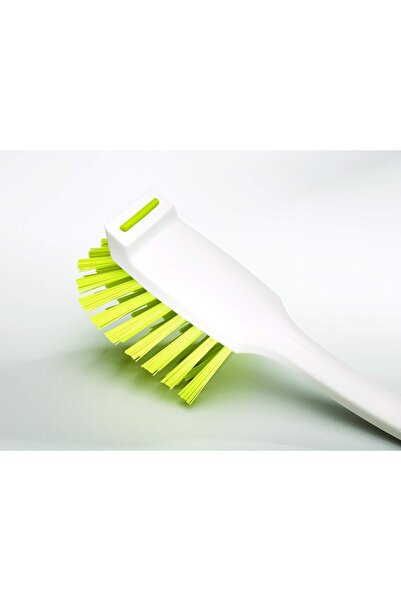 Joseph Joseph Edge Dish Brush with Handle and Integrated Sink Rest - Grey