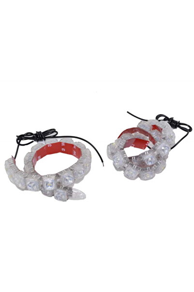 ElectroAZ Σετ φώτων αυτοκινήτου LED DRL, εύκαμπτα, Universal, 2 X 18, 12V - 18W