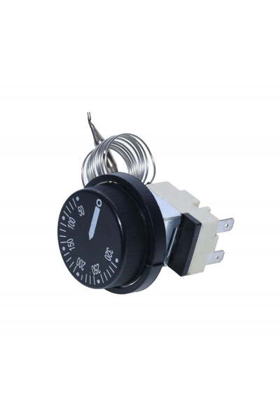 ElectroAZ Termostat reglabil din oțel inoxidabil 50 - 320-3P