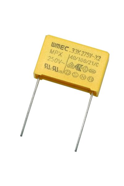 ElectroAZ Ορθογώνιος πυκνωτής εκκίνησης κινητήρα 2C 450V - 0.22uf