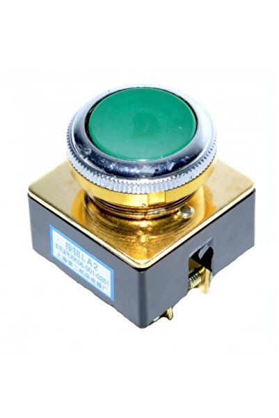 ElectroAZ Buton LA2, fără reținere, 250V AC, 5A, Verde