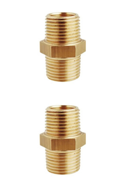 Altınyapı Hobi Market Brass Yellow Ratio Nipple 3/4 (Double)