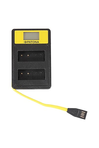 Patona Încărcător inteligent DUAL USB LCD pentru 2 baterii Panasonic DMW-BLG10