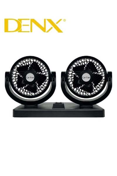 Denx Double Headed Vehicle Fan - 3Watt