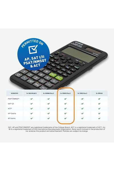 Casio FX-300ESPLS2 Scientific Calculator (Second Edition) - Black