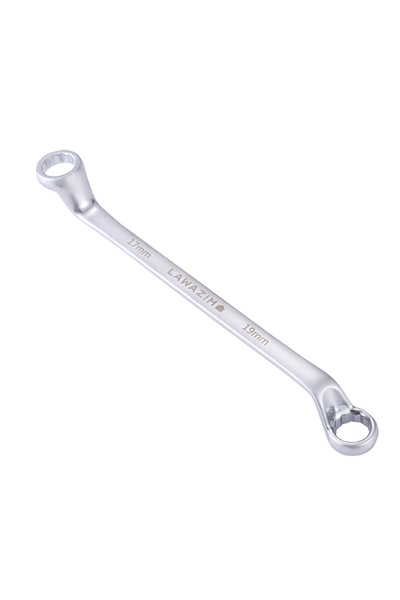 Lawazim Double Ring Spanner 17×19 mm - Dual End Wrench for Mechanics and Tight Spaces