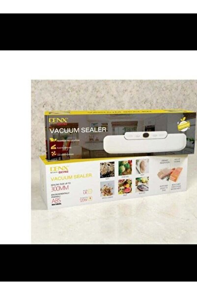 Denx Vacuum Machine with Automatic Shut-Off for Food Preservation and Built-In Slicer