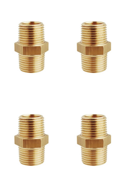 Altınyapı Hobi Market BRASS YELLOW PROPORTIONAL NIPPLE 1/8 (QUADRUPLE)