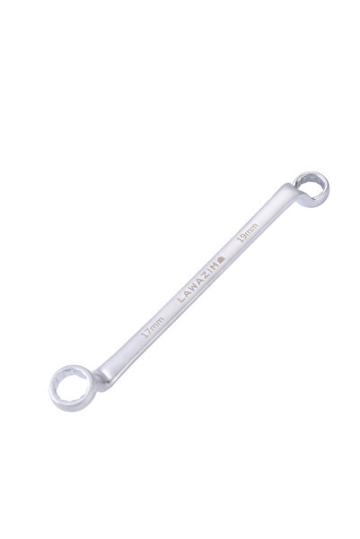 Lawazim Double Ring Spanner 17×19 mm - Dual End Wrench for Mechanics and Tight Spaces