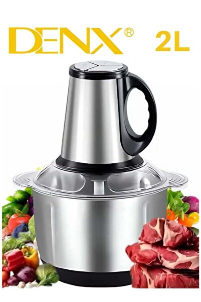 Denx Two Liter Multi-Purpose Electric Chopper Made Of Stainless Steel