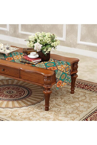 Generic Bohemian Table Runner 1.8m - Vintage Seasonal Tablecloth for Parties & Kitchen (Winotec, Bohemian B,