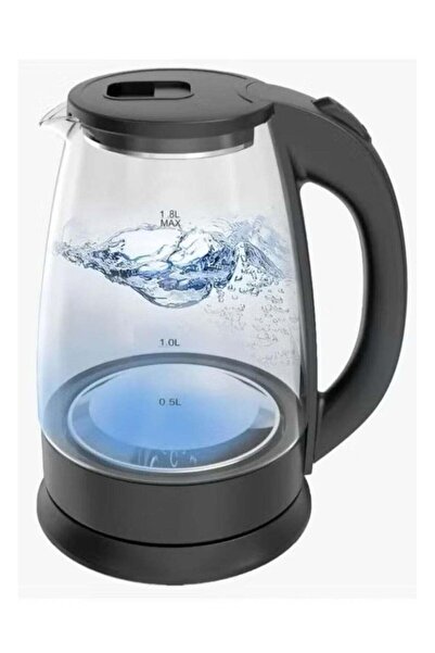 Denx 1.8L 1500W Rapid Boiling Electric Glass Kettle