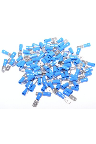 ElectroAZ Tata Blue Insulated Electrical Cable Tie 6.3MM 100B/Bag