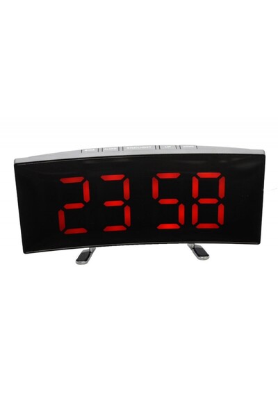 ElectroAZ Ceas DT-6507 cu oglindă LCD și LED roșu
