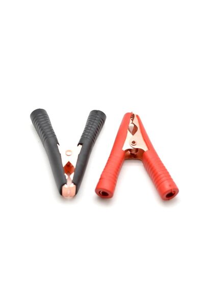 ElectroAZ Cleme izolate tip crocodil, set de 2 bucăți, 50A