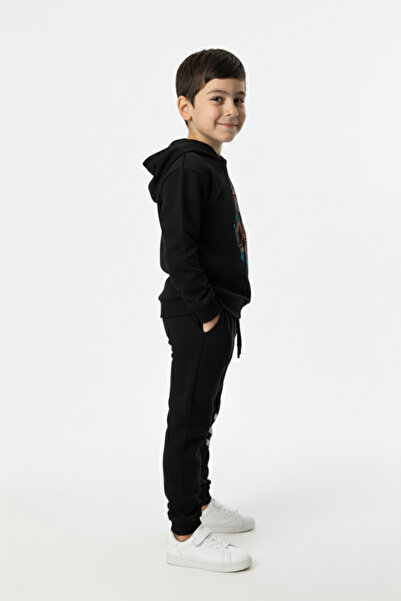 Let's Wear Galactic Adventurer Premium Kids Hoodie with Pockets and Drawstring Premium Compact Sweatshirt Tracksuit Set