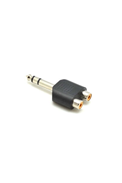 ElectroAZ Adapter JAC 6.3 Male ST - 2 X RCA Female