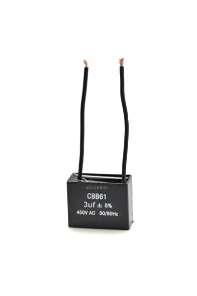 ElectroAZ Πυκνωτής εκκίνησης κινητήρα με καλώδια 3uF-450V