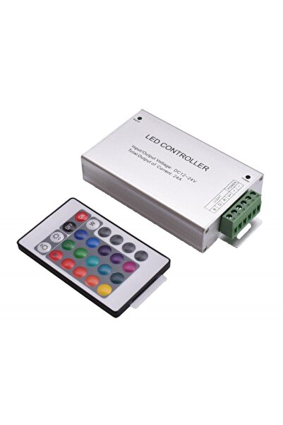 ElectroAZ Controler LED RGB 12-24V Metal 24 Taste