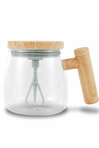 Denx Heat and Cold Resistant Electric Glass Mixing Cup – Easy One-Touch Operation, Rechargeable, and Ef