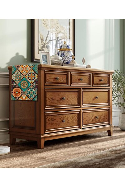 Generic Bohemian Table Runner 1.8m - Vintage Seasonal Tablecloth for Parties & Kitchen (Winotec, Bohemian B,