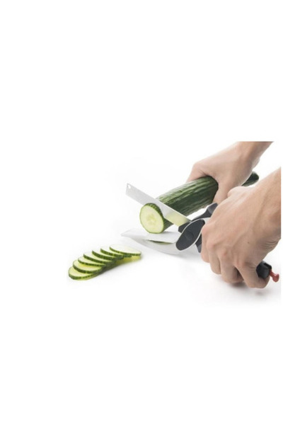 MANDU 2 in 1 Multifunctional Scissor Knife for Kitchen