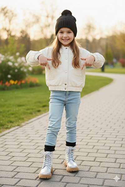 Deniz Terlik Girl's Elsa Frozen Cold Weather Resistant Casual Boots