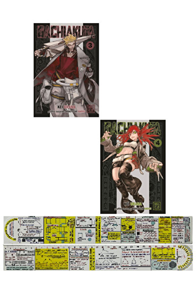 Destek Yayınları Gachiakuta 3-4. Ciltler Manga Seti + Mat. Cetvel