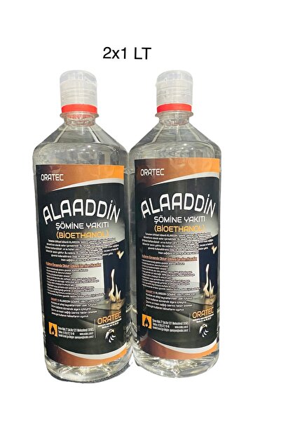 Alaaddin Oratec Aladdin 2x1 Lt Bacasız (bioethanol) Şömine Yakıtı